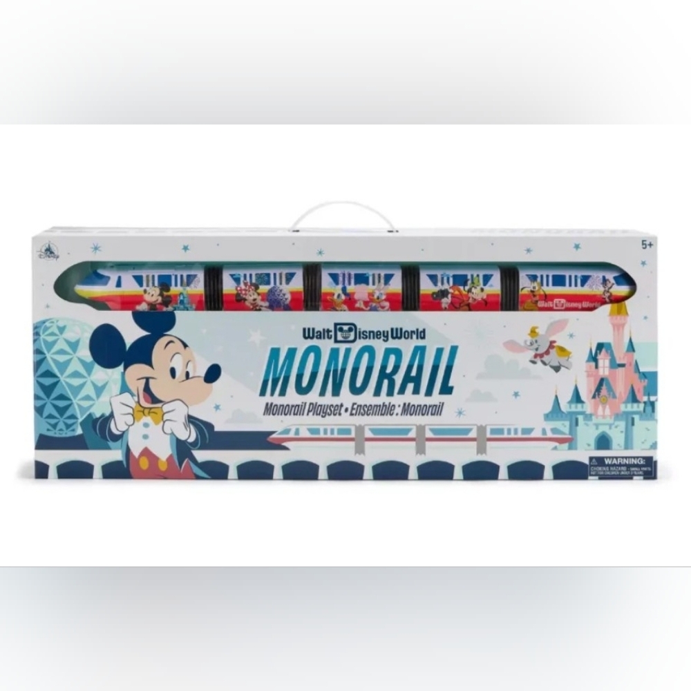 Disney Parks Walt Disney World Resort Train Monorail Play Set Mickey Friends